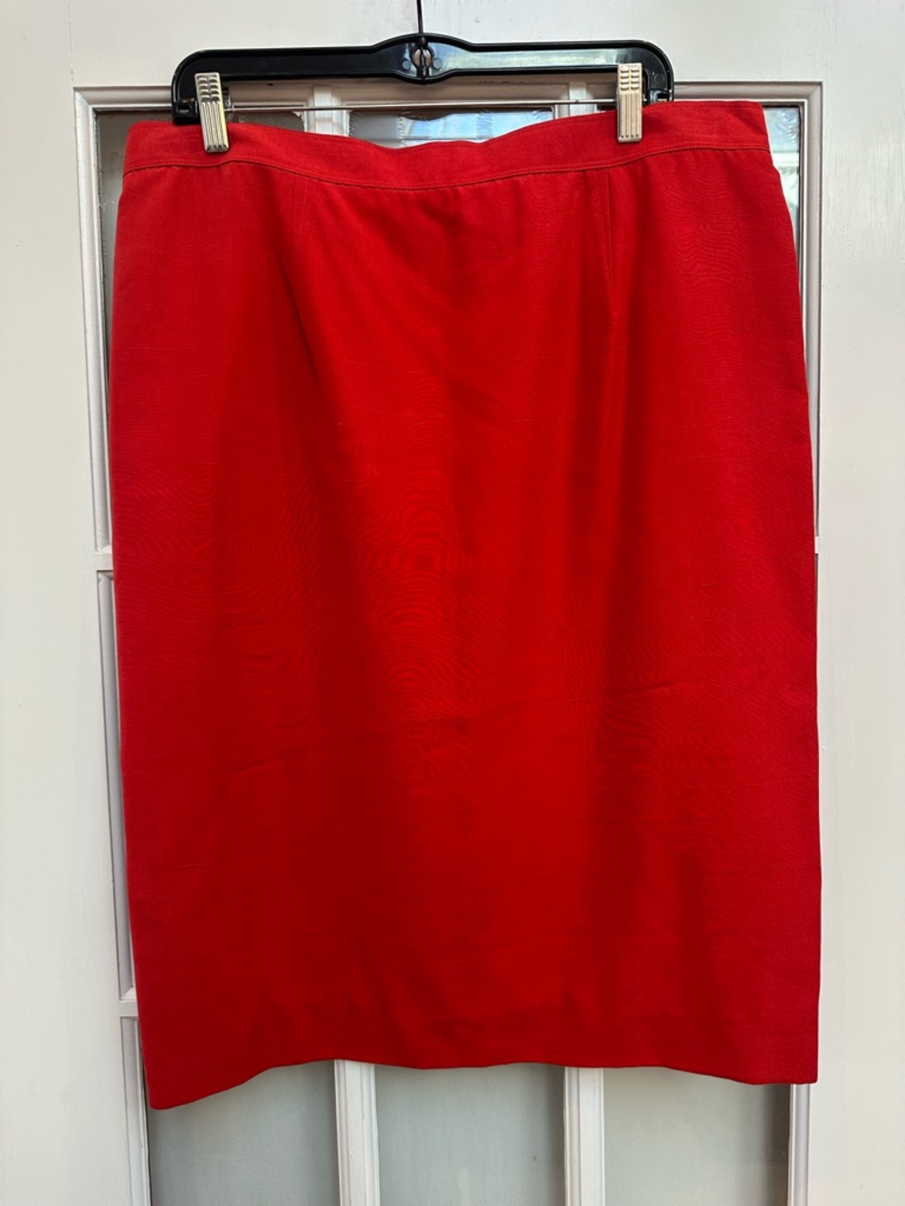 Dana Buchman Classic 100% Silk Pencil Skirt Everyday Elegance Plus Size 20 NWT